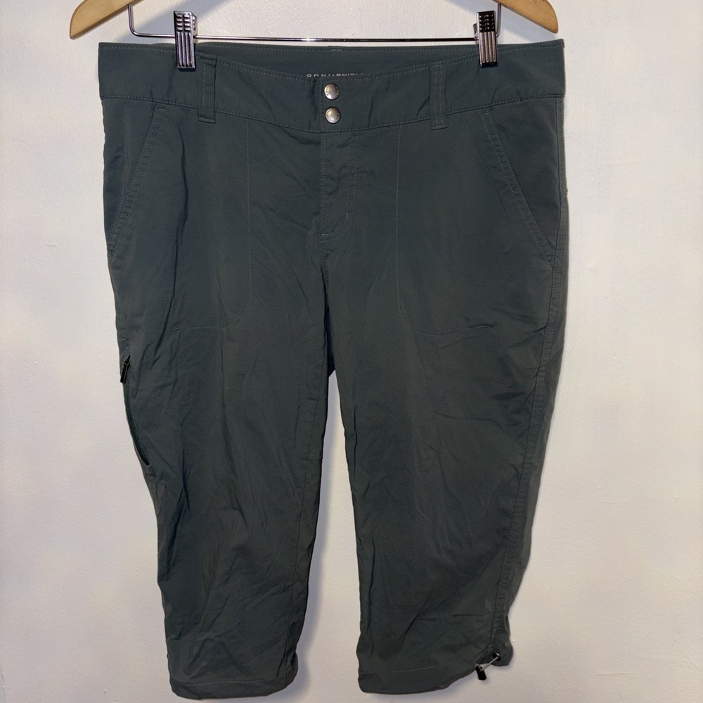 Columbia Women's  size 12 Activewear Pants olive green‎ omni sheild